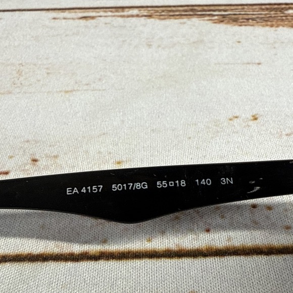 Emporio Armani EA 4157 5017 8G 55 18 140 Frames Used - Picture 5 of 6